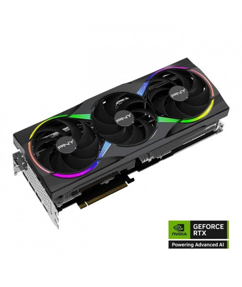 Carte graphique - PNY - GeForce RTX 5090 - 32 Go - ARGB - Overclockée - Triple ventilateur (VCG509032TFXXPB1-O)