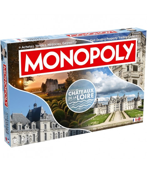MONOPOLY Chateaux de la Loire - Jeu de société - WINNING MOVES