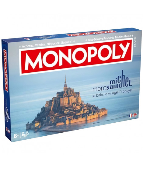 MONOPOLY Mont Saint Michel - Jeu de société - WINNING MOVES