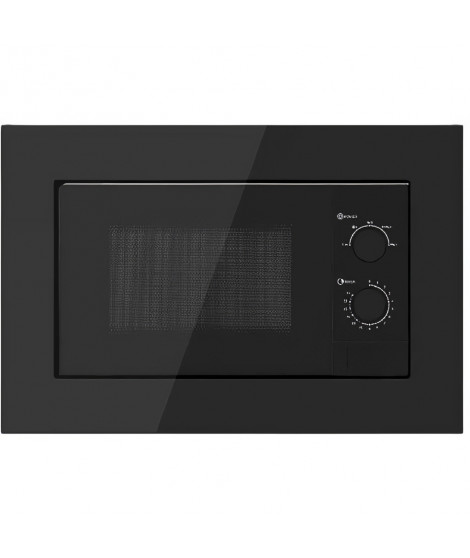 Micro-ondes encastrable - CONTINENTAL EDISON - CEMO20EBM - Noir - 1200 W - L59,5 x H33,7 x P38,5 cm - 21 L