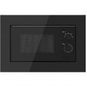 Micro-ondes encastrable - CONTINENTAL EDISON - CEMO20EBM - Noir - 1200 W - L59,5 x H33,7 x P38,5 cm - 21 L