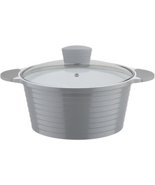 GSW Marmite revetement en céramique Greblon a induction Bolero Grey - 28 cm