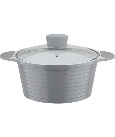 GSW Marmite revetement en céramique Greblon a induction Bolero Grey - 28 cm