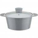 GSW Marmite revetement en céramique Greblon a induction Bolero Grey - 28 cm