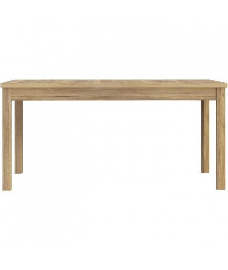 Table a manger extensible ouverture synchronisée - COMO - Chene - Rectangulaire - 160/207 x 90 x 76,6 cm