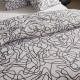 Parure de lit - TODAY Crazy - Imprimé Graphique - 2 personnes - 220 x 240 cm - Blanc