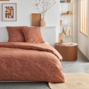 Parure de lit - TODAY Crazy - Imprimé Floral - 2 personnes - 220 x 240 cm - Orange