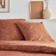 Parure de lit - TODAY Crazy - Imprimé Floral - 2 personnes - 220 x 240 cm - Orange