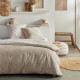 Parure de lit - TODAY Crazy - Imprimé Graphique - 2 personnes - 220 x 240 cm - Beige