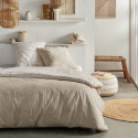Parure de lit - TODAY Crazy - Imprimé Graphique - 2 personnes - 220 x 240 cm - Beige