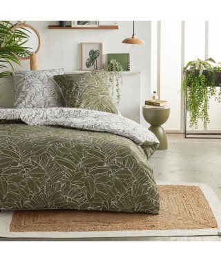 Parure de lit - TODAY Crazy - Imprimé Jungle - 2 personnes - 220 x 240 cm - Vert