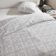 Parure de lit - TODAY Crazy - Imprimé Carreaux - 2 personnes - 220 x 240 cm - Blanc