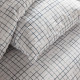 Parure de lit - TODAY Crazy - Imprimé Carreaux - 2 personnes - 220 x 240 cm - Blanc