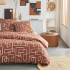 Parure de lit - TODAY Crazy - Imprimé Graphique - 2 personnes - 220 x 240 cm - Orange