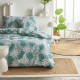 Parure de lit - TODAY Crazy - Imprimé Jungle - 2 personnes - 220 x 240 cm - Bleu