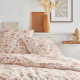 Parure de lit - TODAY Crazy - Imprimé Floral - 2 personnes - 220 x 240 cm - Rose