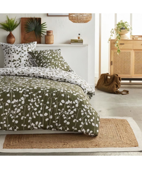 Parure de lit - TODAY Crazy - Imprimé Floral - 2 personnes - 220 x 240 cm - Vert
