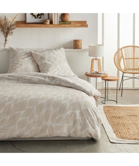 Parure de lit - TODAY Crazy - Imprimé Graphique - 2 personnes - 220 x 240 cm - Beige
