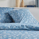 Parure de lit - TODAY Crazy - Imprimé Floral - 2 personnes - 220 x 240 cm - Bleu