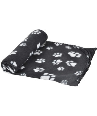 Plaid Pattou en polyester - 100x70 cm - Noir - Pour chien