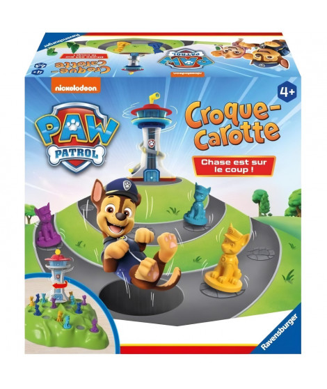 Croque Carotte Pat'Patrouille, Jeu de parcours rigolo, des 4 ans, 22385, Version fr, Ravensburger