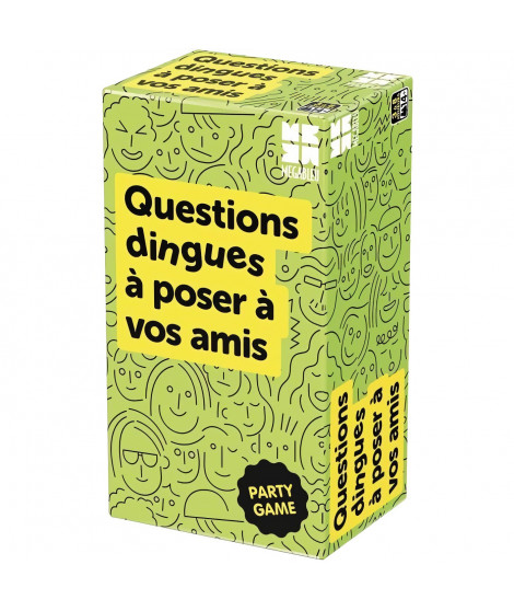 Questions dingues a poser a vos amis - Jeu d'ambiance - MEGABLEU - Des 14 ans