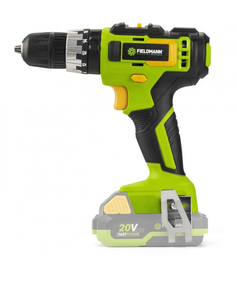Perceuse a percussion sans fil - FIELDMANN - 20V - 35 Nm - Batterie et chargeur non inclus