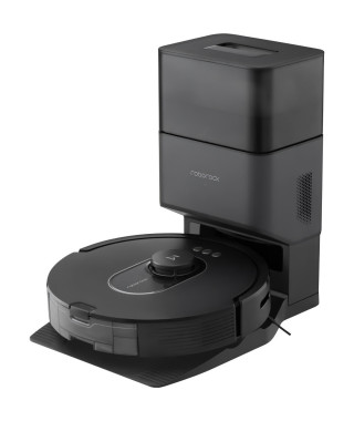 ROBOROCK Q5 MAX+ - Robot Aspirateur avec Station de Vidage - Double Brosse - Puissance 5500 Pa - Navigation LiDAR PreciSense