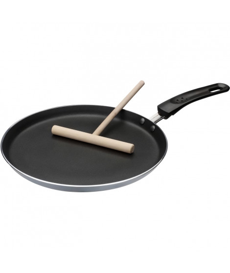 GSW Poele a crepes a induction avec étaleur - 26 cm