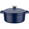 GSW - Blue Magic - Marmite - Ø 20 cm - Fonte d'acier - Bleu - Tous feux dont induction