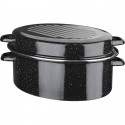 Cocotte acier émaillé - GSW - Daubiere Email - 32 cm - Ovale - Induction