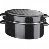 Cocotte acier émaillé - GSW - Daubiere Email - 32 cm - Ovale - Induction