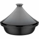 Tajine fonte massive - GSW - 30 x 22 cm - Couvercle céramique - Induction - Gris