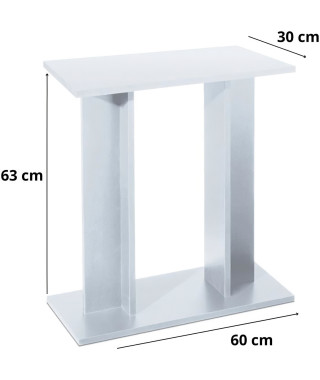 Aqua Tableau - Aqua - Tableau 60 - Blanc - Montage facile - Design moderne