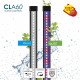 Aquarium 60 - CIANO - 58 L + Filtre + LED + Chauffafe + Consommable - Blanc