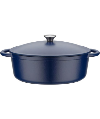 GSW - Blue Magic - Cocotte - 33 x 26 cm - Fonte d'acier - Bleu - Tous feux dont induction