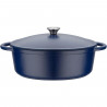 GSW - Blue Magic - Cocotte - 33 x 26 cm - Fonte d'acier - Bleu - Tous feux dont induction