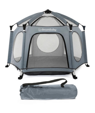 Adventure Parc Pop-Up - DREAMBABY - Tissu avec sac de transport - Housses anti-UV (utilisation extérieur) - Ø 1,3 m - H1 m