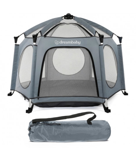 Adventure Parc Pop-Up - DREAMBABY - Tissu avec sac de transport - Housses anti-UV (utilisation extérieur) - Ø 1,3 m - H1 m