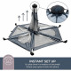 Adventure Parc Pop-Up - DREAMBABY - Tissu avec sac de transport - Housses anti-UV (utilisation extérieur) - Ø 1,3 m - H1 m