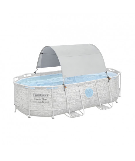 BESTWAY - Auvent pour piscine ovale et rectangulaire