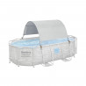 BESTWAY - Auvent pour piscine ovale et rectangulaire
