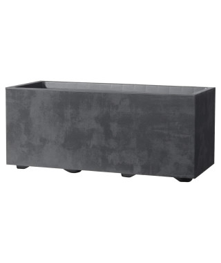 Jardiniere Muret - DEROMA - Millennium R - Anthracite - A réserve d'eau - 59 cm
