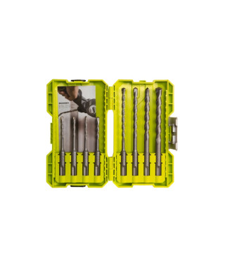 Coffret empilage 8 forets SDSPLUS RYOBI RAK08SDS2