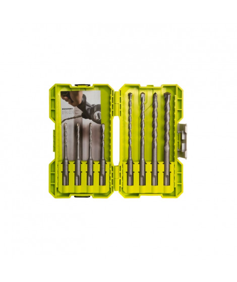 Coffret empilage 8 forets SDSPLUS RYOBI RAK08SDS2