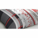 Parure de lit microfibre - HOME LINGE PASSION - SHIZUOKA  - Housse 140 x 200 cm + 1 taie d'oreiller 63 x 63 cm - Bleu