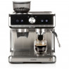 Machine a Espresso semi-professionnelle avec moulin - DOMO - DO720K - 1500 W - 15 bar - 1 ou 2 tasses - 30 réglages