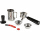 Machine a Espresso semi-professionnelle avec moulin - DOMO - DO720K - 1500 W - 15 bar - 1 ou 2 tasses - 30 réglages