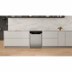Lave-vaisselle WHIRLPOOL WFC3C34X - 14 couverts - Induction - L60cm - 44 dBA - Inox
