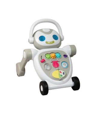 Trotteur marcheur - BAMBISOL - Nono le Robot - De 10 a 36 mois - Parlant - Musical - Jeux électroniques interactifs - Blanc